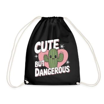 Cactus Cactus Plante du désert - Sac de sport léger - noir - Devant