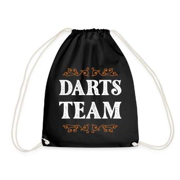 Équipe de fléchettes - Sac de sport léger - noir - Devant