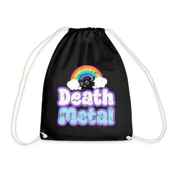 Death metal - Drawstring Bag - black - Front