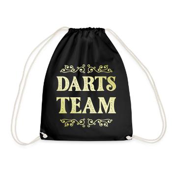 Darts Team - Turnbeutel - Schwarz - Vorne