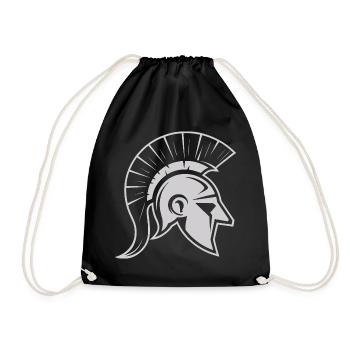 Guerrier spartiate - Sac de sport léger - noir - Devant