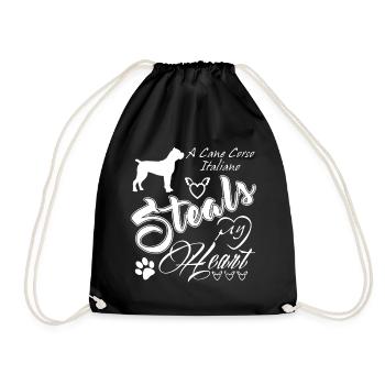 Cane Corso Italiano Steals - Drawstring Bag - black - Front