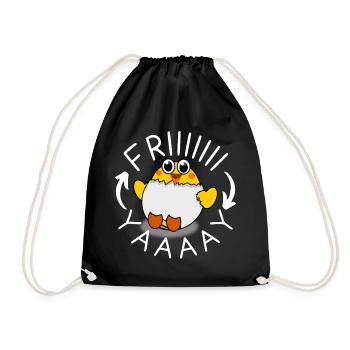 Friday - Drawstring Bag - black - Front