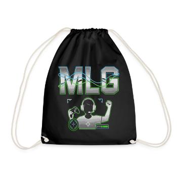 Gaming Console and Headset Major League Gaming - Drawstring Bag - black - Front