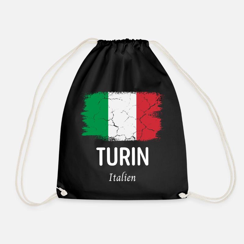 Turin - Turnbeutel - Schwarz