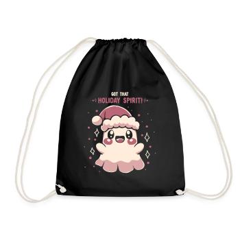Got that Holiday Spirit - Drawstring Bag - black - Front