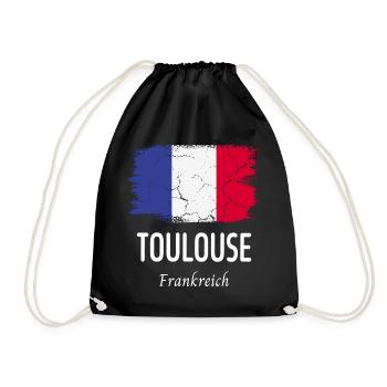 Toulouse - Turnbeutel - Schwarz - Vorne