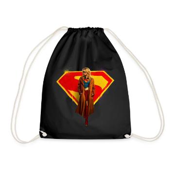 Supergirl Movie Kara Devant Emblème Supergirl - Sac de sport léger - noir - Devant