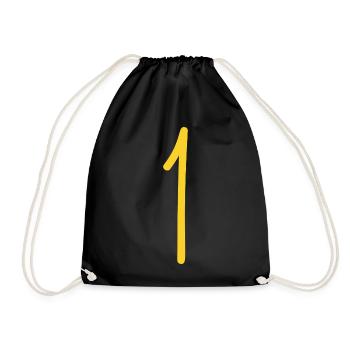 1 - Sac de sport léger - noir - Devant
