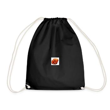 Fire Logo67 - Drawstring Bag - black - Front