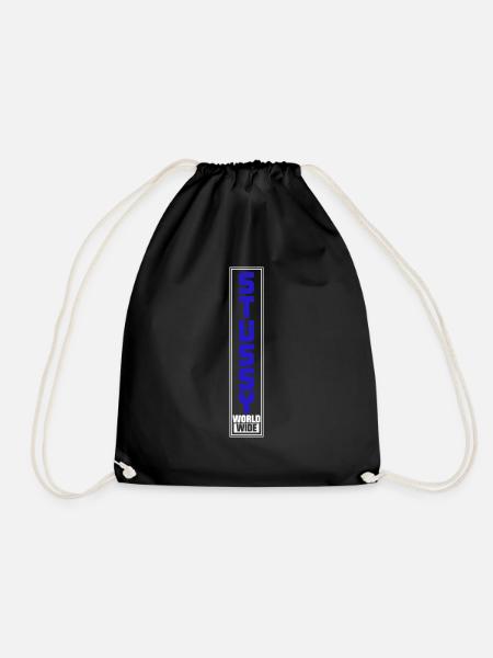 Stussy T-Shirt - Drawstring Bag - black