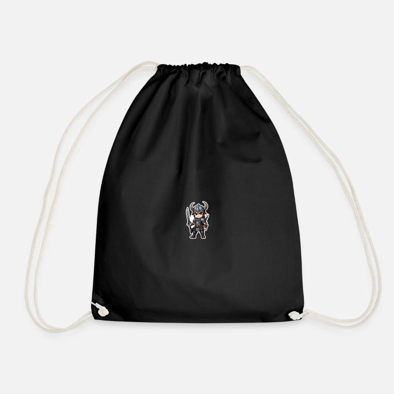 Swordsman - Drawstring Bag - black