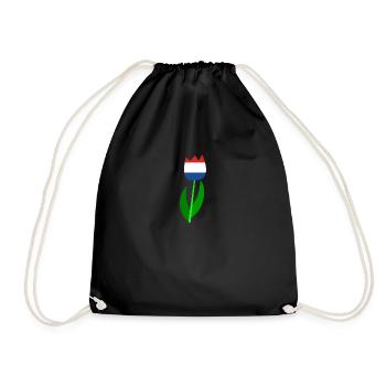 Tulipes néerlandaises - Sac de sport léger - noir - Devant