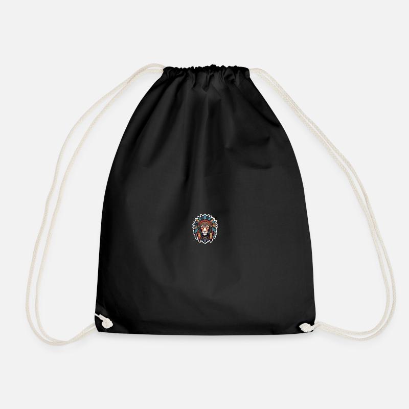Chief Tiger - Drawstring Bag - black