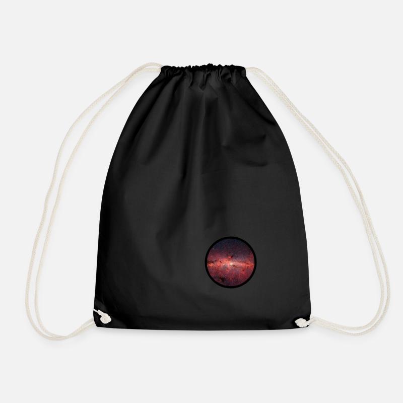 Milky Way - Drawstring Bag - black