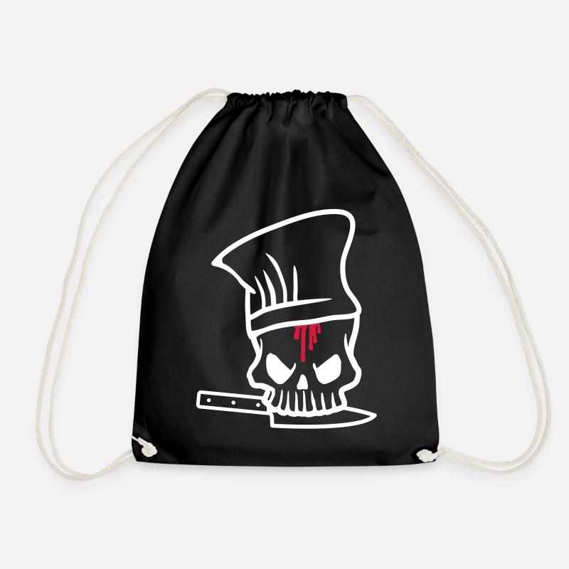 Chef Skull - Turnbeutel - Schwarz