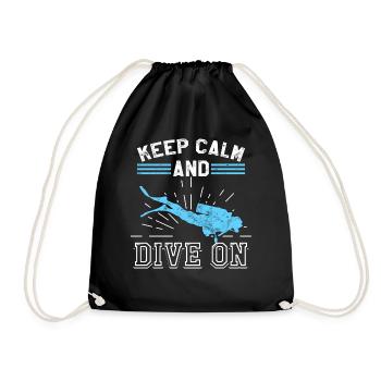 Scuba Diving - Turnbeutel - Schwarz - Vorne