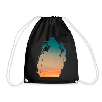 Climber - Drawstring Bag - black - Front