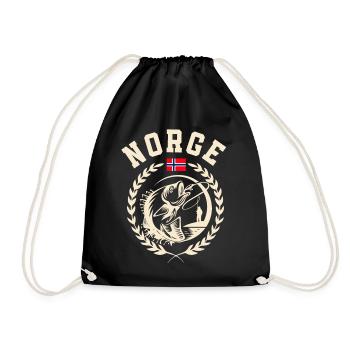 Norvège Pêche à la ligne Pêche - Sac de sport léger - noir - Devant