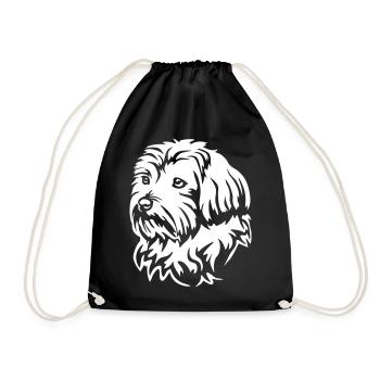 Bolonka Zwetna Head « Black Edition » - Sac de sport léger - noir - Devant