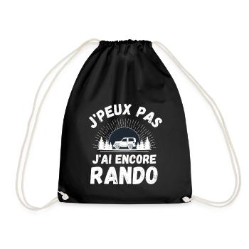 J ai encore randonnée 1 - Sac de sport léger - noir - Devant