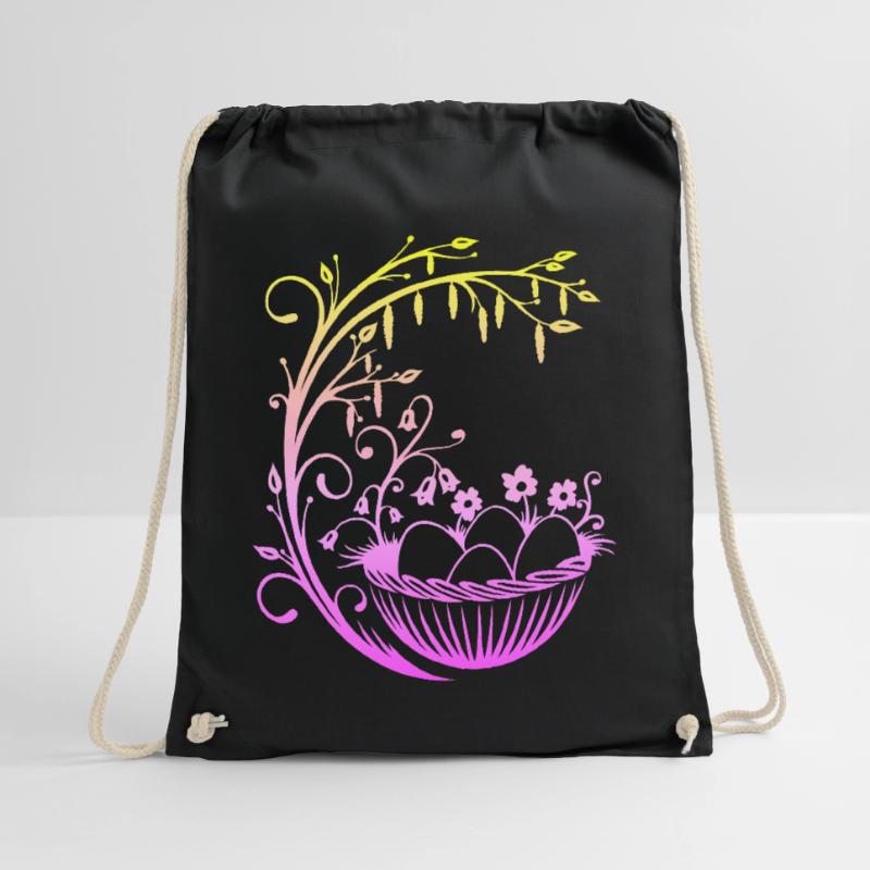 Easter Easter Basket Easter Basket Drawstring Bag