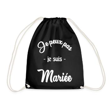 MARIEE. FUTURE MARIEE - Sac de sport léger - noir - Devant