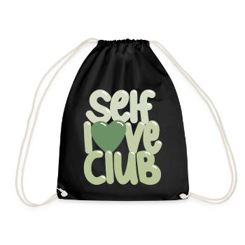 self love club. - Turnbeutel - Schwarz - Vorne
