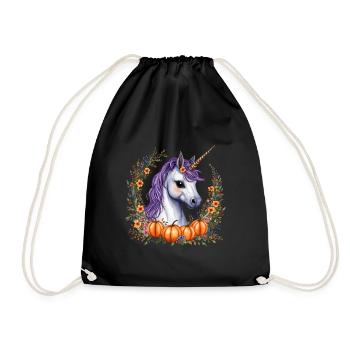 halloween pony - Drawstring Bag - black - Front