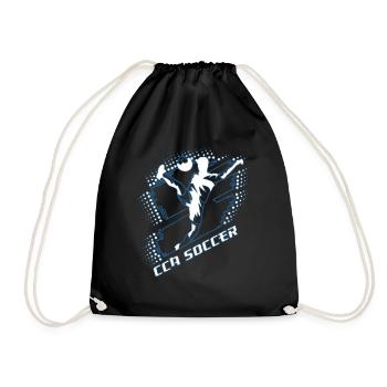 Soccer I Love Playing Soccer - Drawstring Bag - black - Front