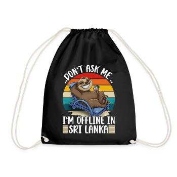 Sri Lanka Holidays - Drawstring Bag - black - Front