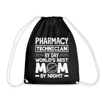 Pharmacist Pharmaceutical Technical - Drawstring Bag - black - Front