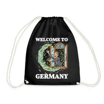 Parti allemand Lustig Steuern - Sac de sport léger - noir - Devant