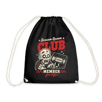 Fan d’horreur du Scream Queen Club - Sac de sport léger - noir - Devant