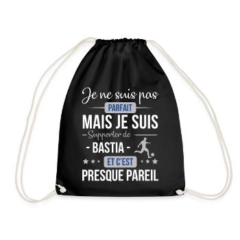Je Ne Suis Pas Parfait Mais Je Suis Supporter D... - Sac de sport léger - noir - Devant
