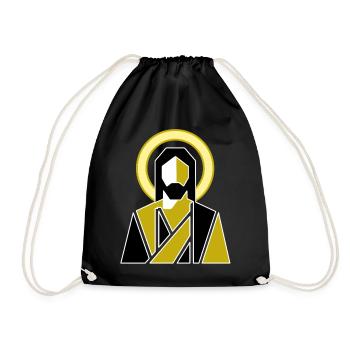 Modern Jesus - Drawstring Bag - black - Front