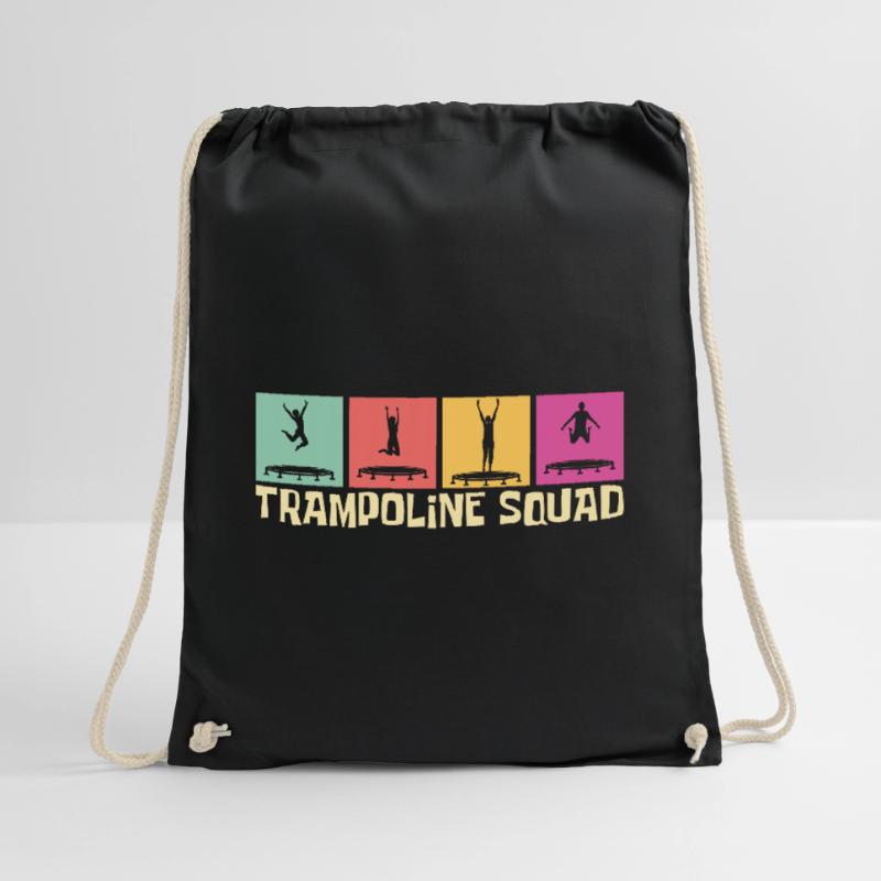 Trampoline Squad- Trampoline Gift Idea Drawstring Bag