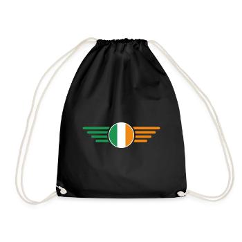 I Love Ireland Elegance Style Design T-Shirt - Sac de sport léger - noir - Devant