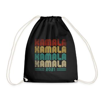 Kamala Harris 2021 - Drawstring Bag - black - Front