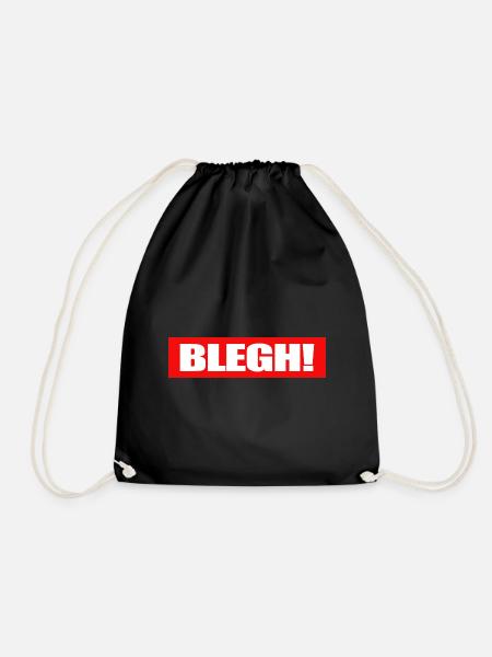 Live Laugh Blegh Heavy Metal Metalcore - Turnbeutel - Schwarz