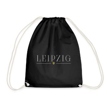 Leipzig, Deutschland Eleganz T-Shirt - Turnbeutel - Schwarz - Vorne