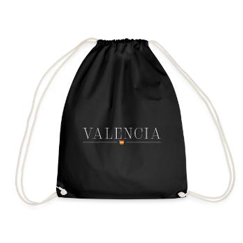 Valencia Style T-Shirt - Drawstring Bag - black - Front