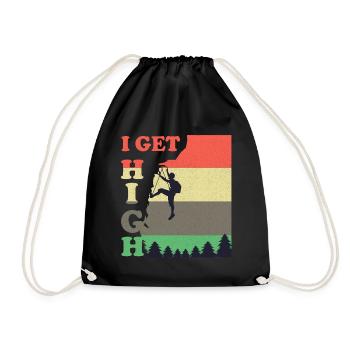 chemise vintage escalade - Sac de sport léger - noir - Devant