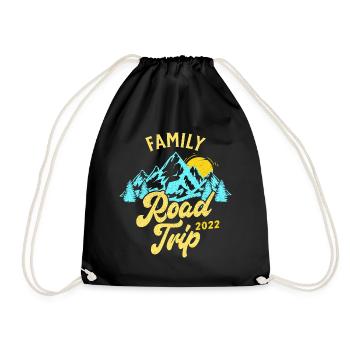 Vacances D'Été - Road Trip En Famille 2023 - Sac de sport léger - noir - Devant