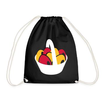Ostern - Turnbeutel - Schwarz - Vorne