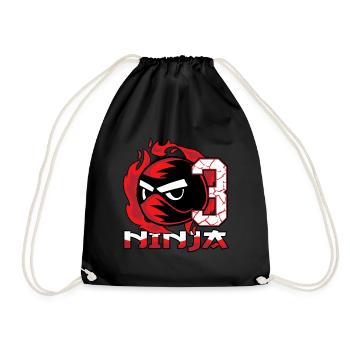 Enfants Ninja 3ème anniversaire Garçon 3 ans - Sac de sport léger - noir - Devant