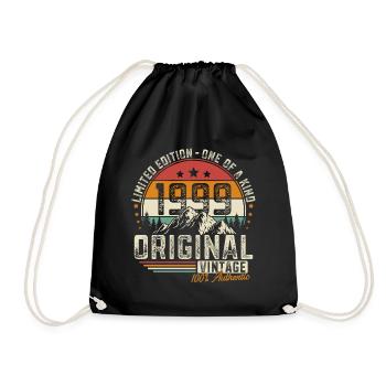 Vintage 1999 né Vintage cadeau d’anniversaire - Sac de sport léger - noir - Devant