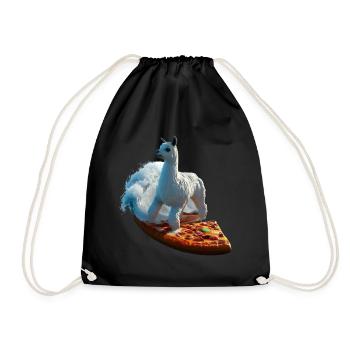 Pizza Vagues Alpaga Surfer - Sac de sport léger - noir - Devant