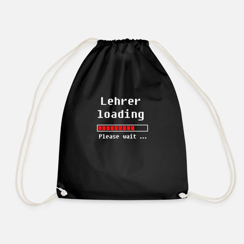 Lehrer loading - Lehramt Studenten Lehrer - Turnbeutel - Schwarz