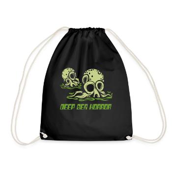 Tentacules d’horreur en haute mer - Sac de sport léger - noir - Devant